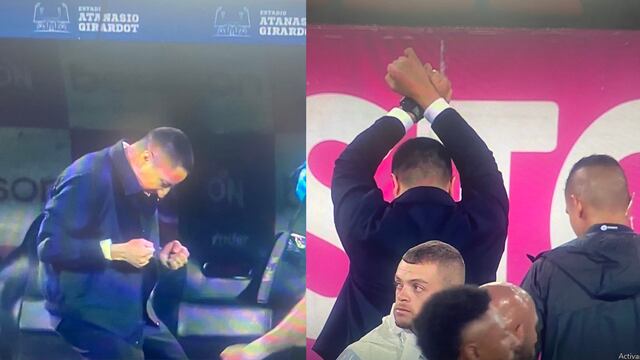 Expulsan a Efraín Juárez por festejar gol de su equipo en Colombia.