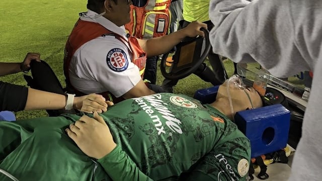 ¿Qué le pasó a Luis Malagón? Salió con tanque de oxígeno y preocupa su salud