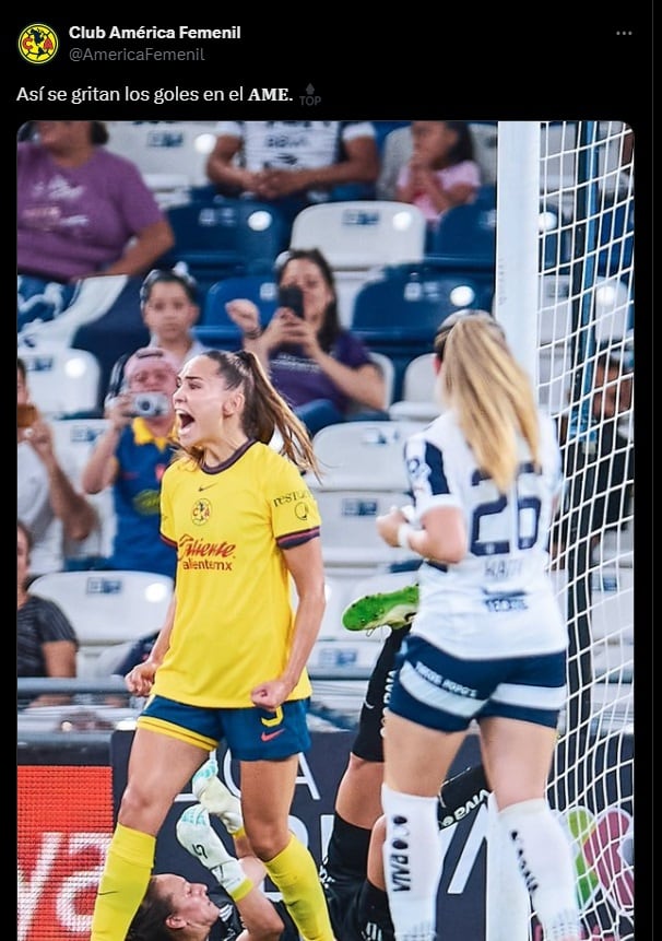 Publicación del América.