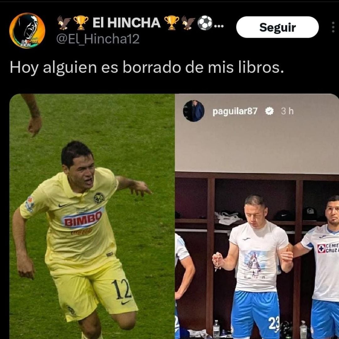 Publicación de Pablo Aguilar en Instagram.