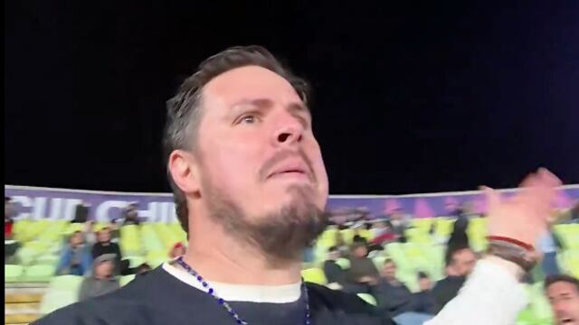 Fan argentino insulta a chilenos por apoyar al rival de Argentina