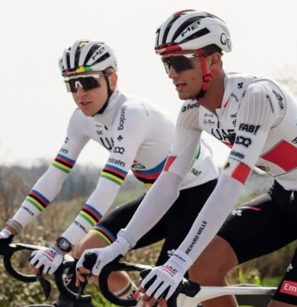 Tadej Pogacar e Isaac del Toro