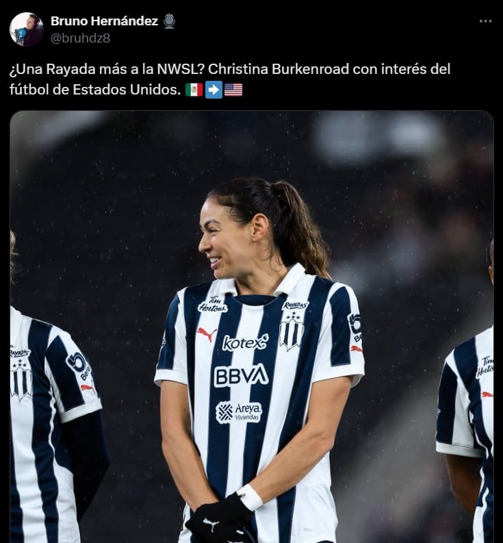 Christina Burkenroad interesa en liga de Estados Unidos