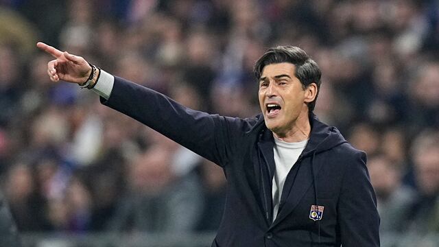Paulo Fonseca, director técnico del Olympique de Lyon.
