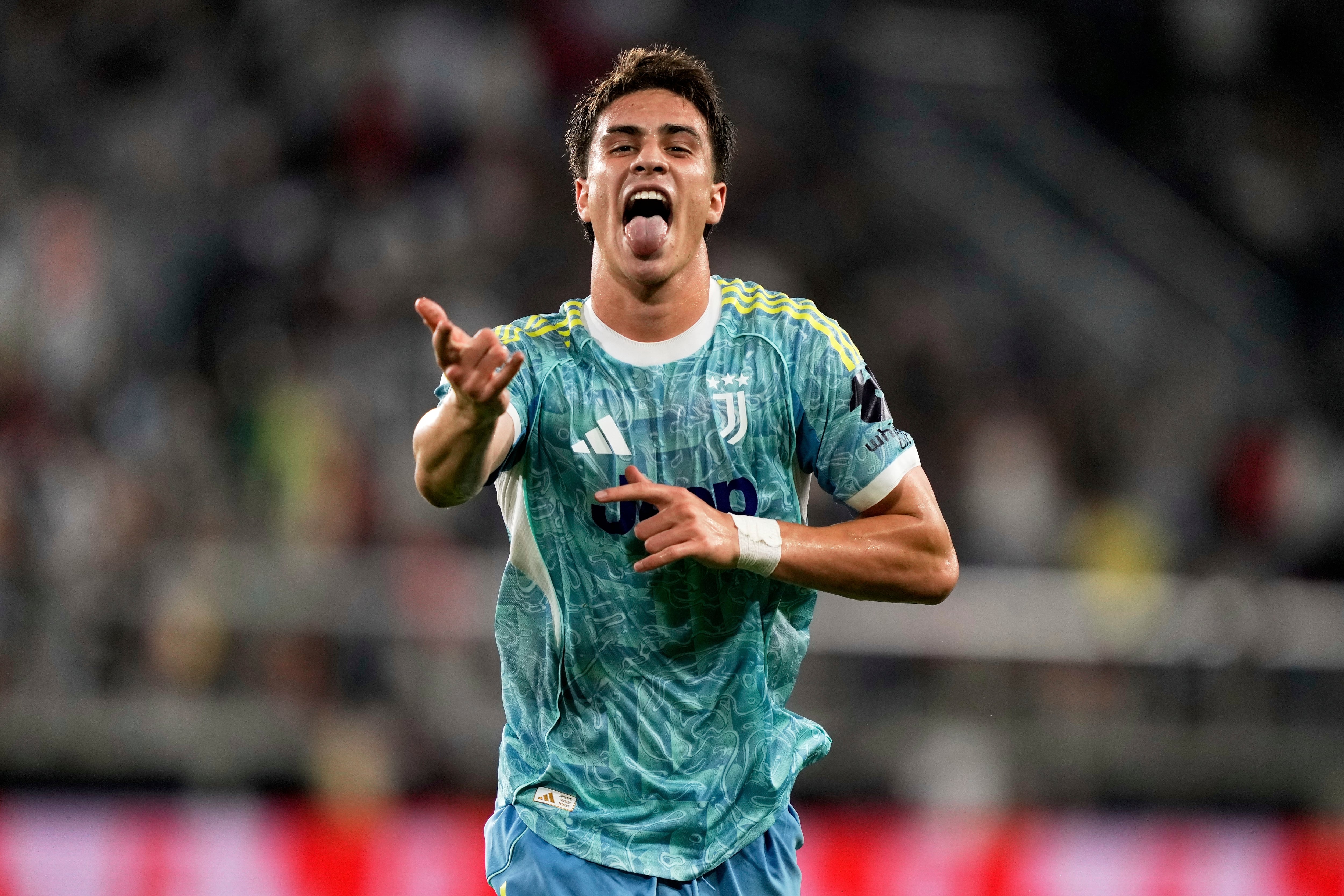 Kenan Yıldız en el debut de la Juventus en el Mundial de Clubes 2025.