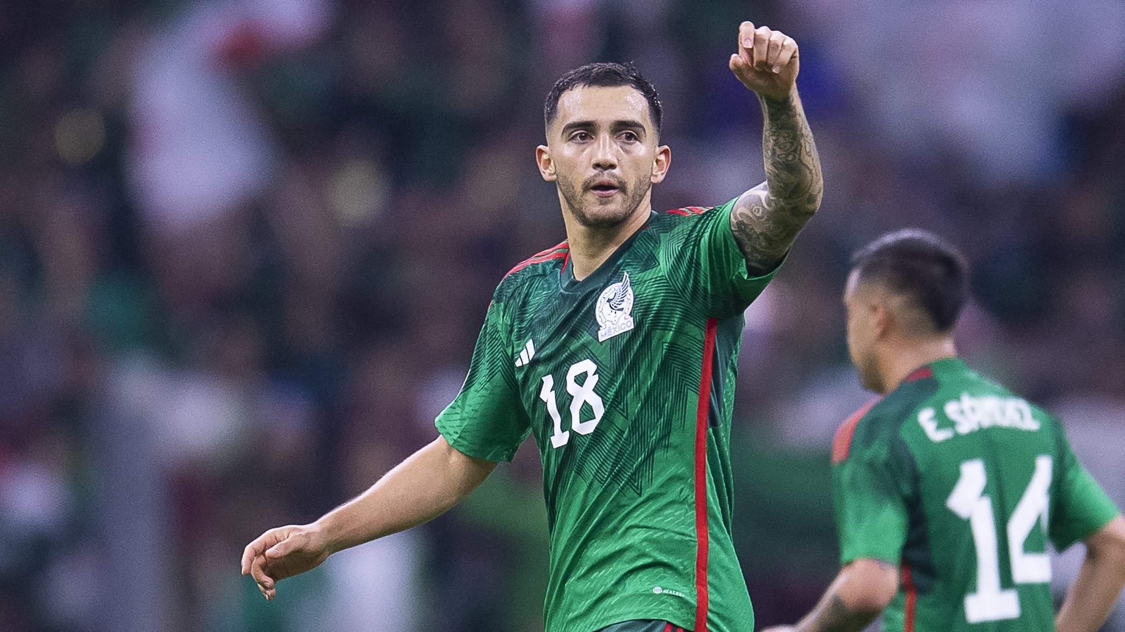 Luis Chávez con Selección Mexicana.