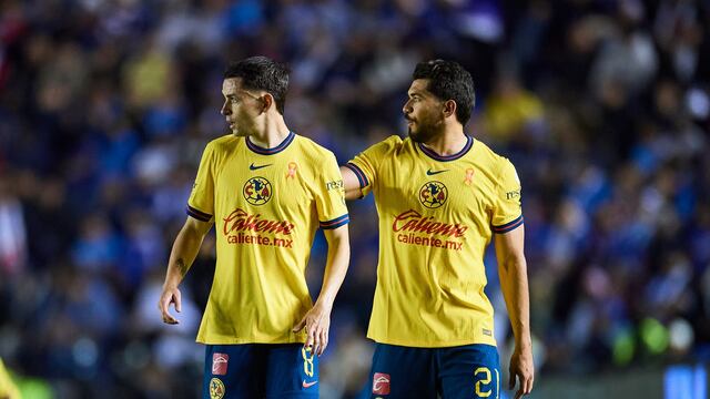 Álvaro Fidalgo y Henry Martin con Club América.
