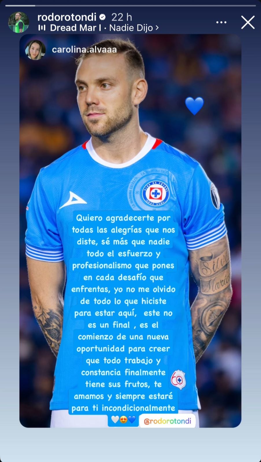 Instagram de Rodolfo Rotondi