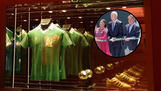 Gianni Infantino inaugura la exposición Álbum Épico en la Ciudad de México