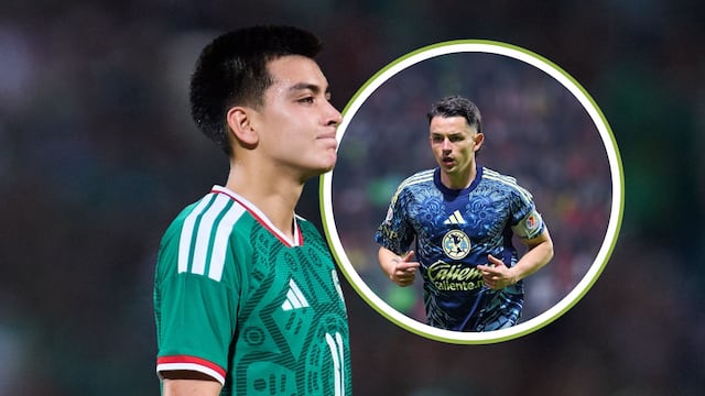 Álvaro Fidalgo se ve jugando con Gilberto Mora.