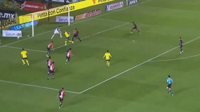 Gol de Rodrigo Aguirre con el América.