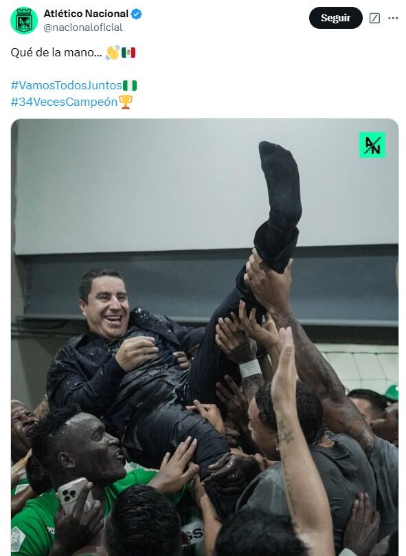 Efraín Juárez es campeón en Colombia