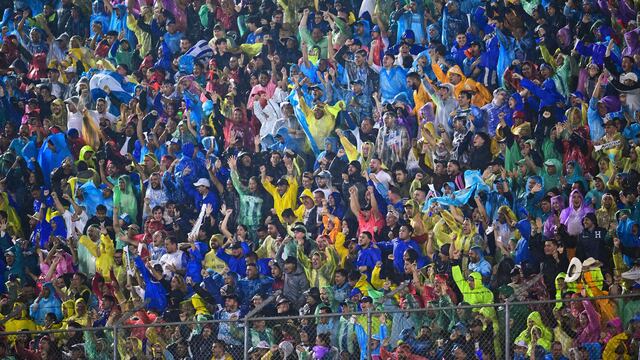 Aficionados en el Honduras vs México.