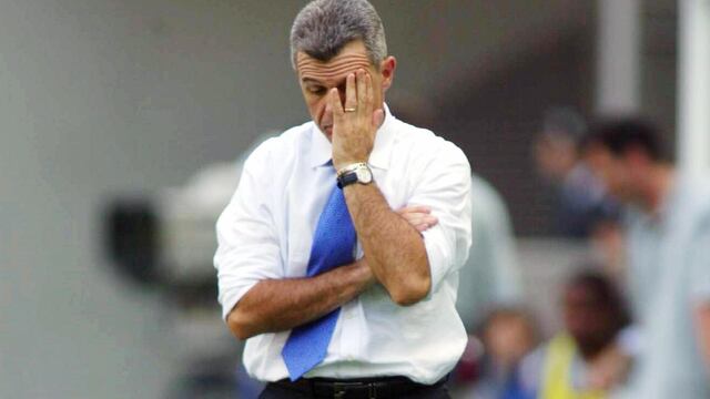 Javier Aguirre con la Selección Mexicana en el Mundial 2002