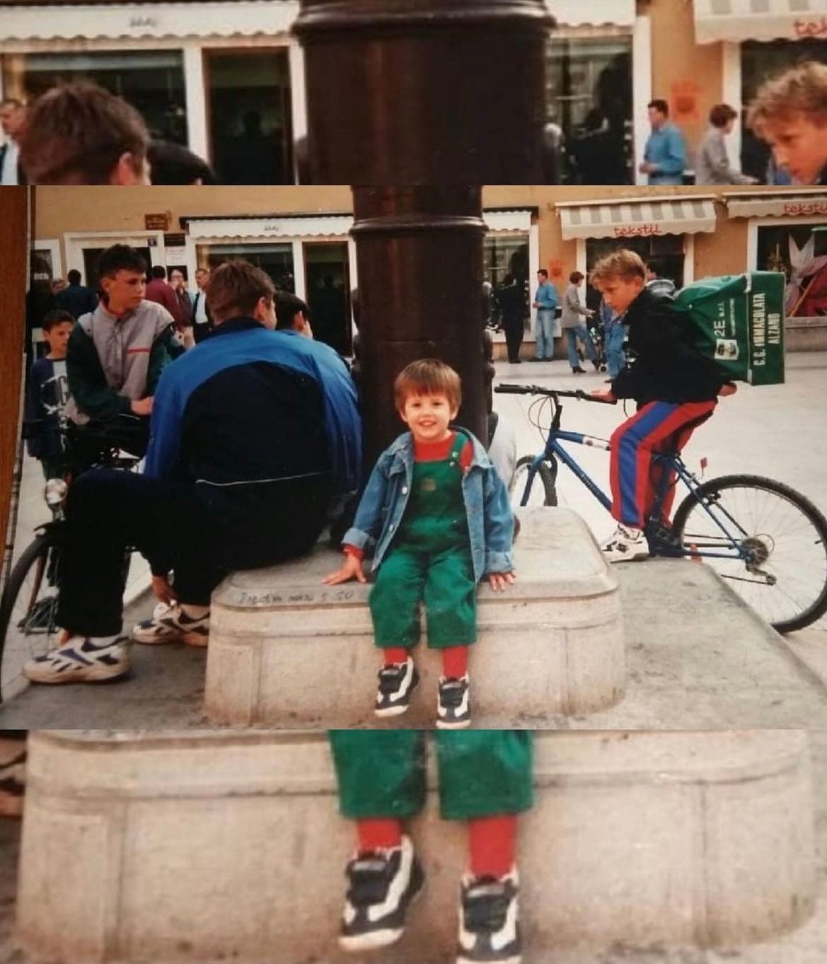 Lucka Modric cuando era niño