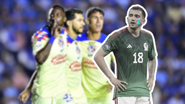 ¿Ya está roto el vestidor del Tri? Seleccionados del América hacen a un lado a Luis Chávez.