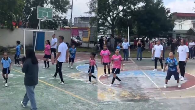 Cracks mundiales echan la reta con niños.