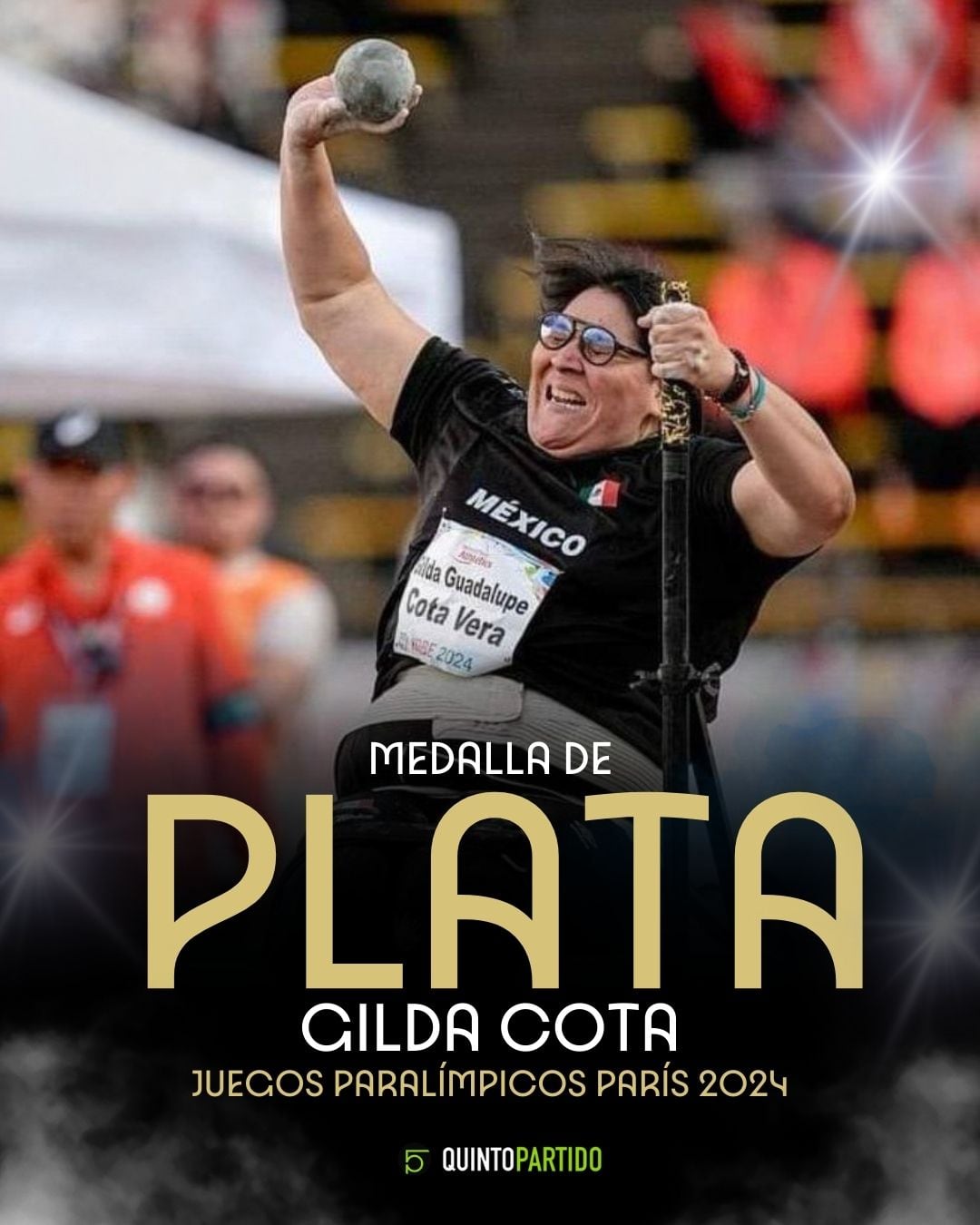 Gilda Cota, la atleta mexicana que lucha contra la esclerosis múltiple y el cáncer; ganó medalla en París 2024