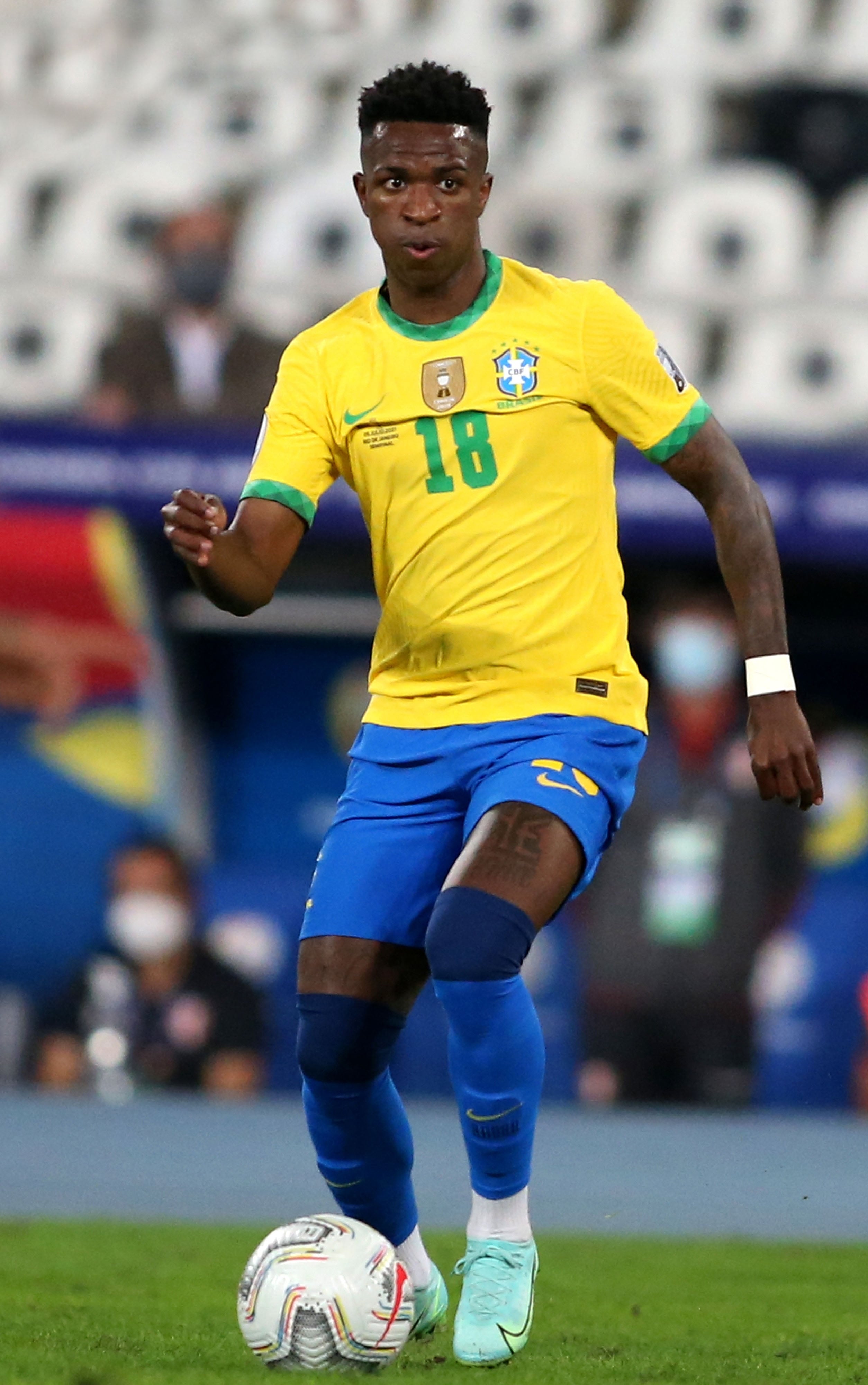 Vinicius Jr con Brasil.
