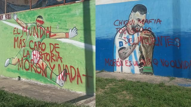 Vandalizan murales en Argentina tras polémico título de Rosario Central