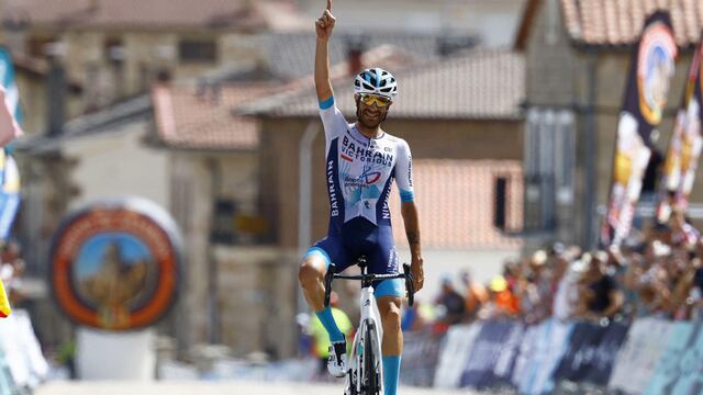 Damiano Caruso se impuso en la cuarta etapa de la Vuelta a Burgos 2025. Foto: Facebook/Damiano Caruso.