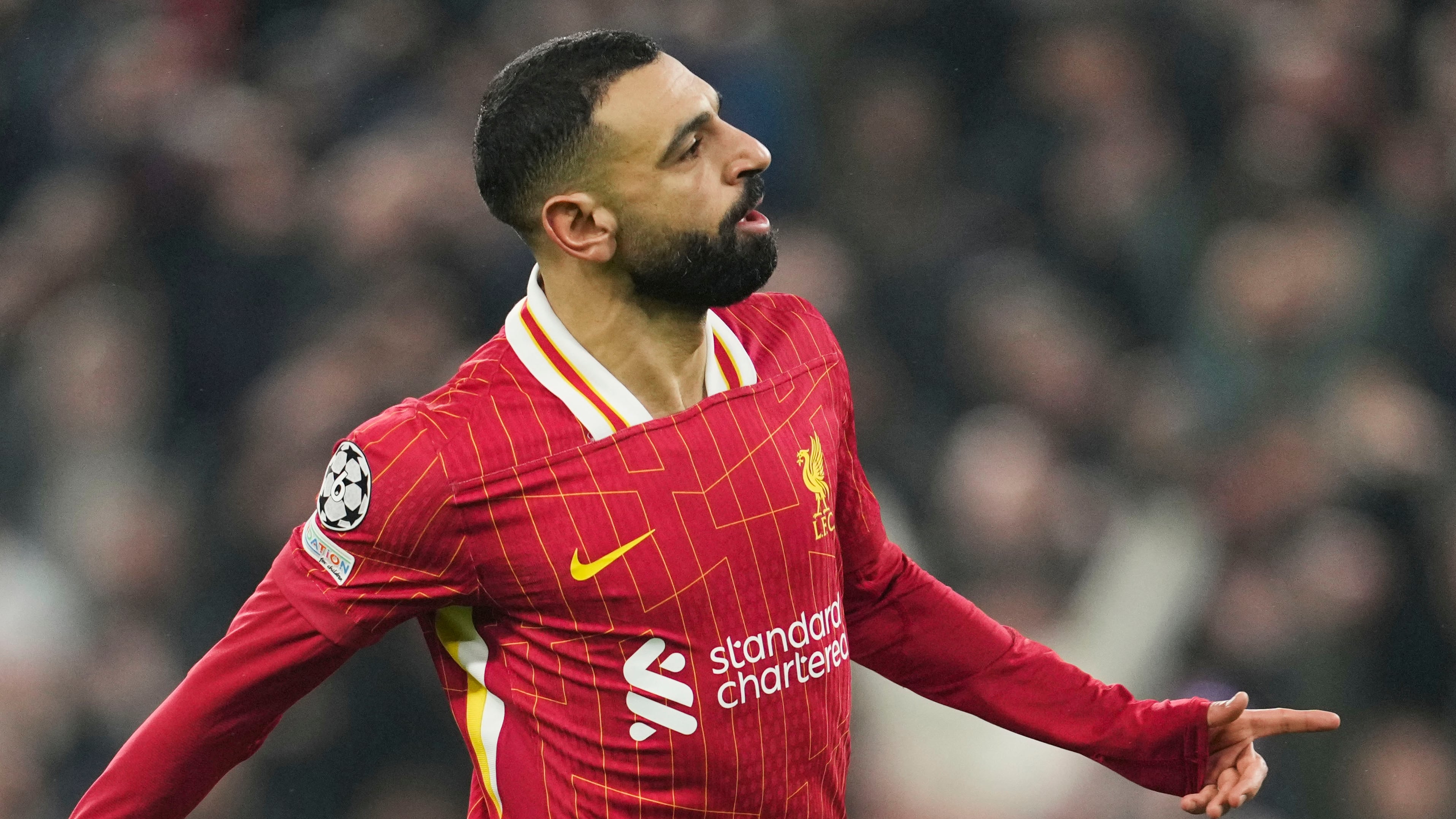 Mohamed Salah con el Liverpool