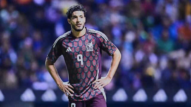 Raúl Jiménez, en el México vs Valencia.