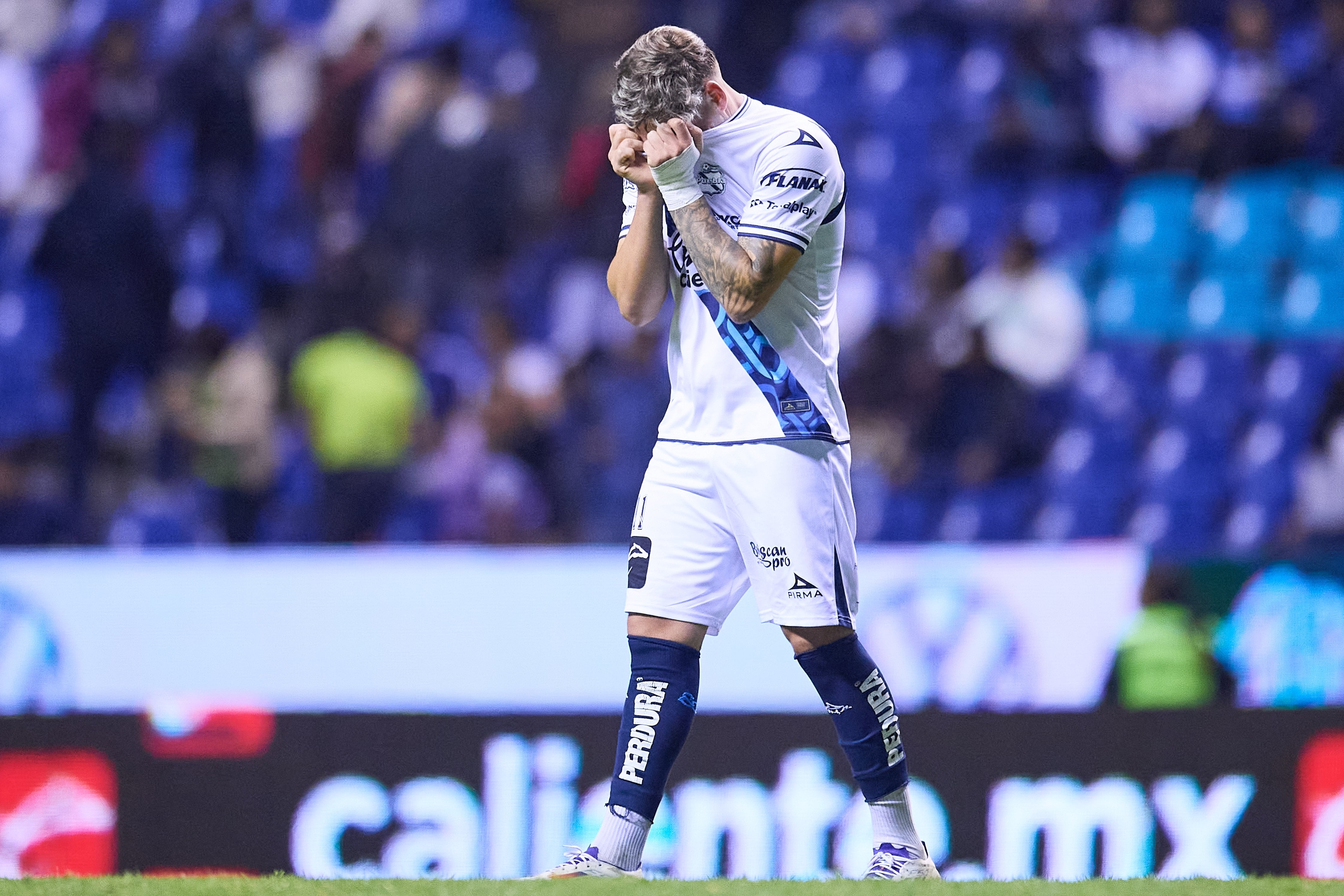 Emiliano Gómez, jugador del Puebla.