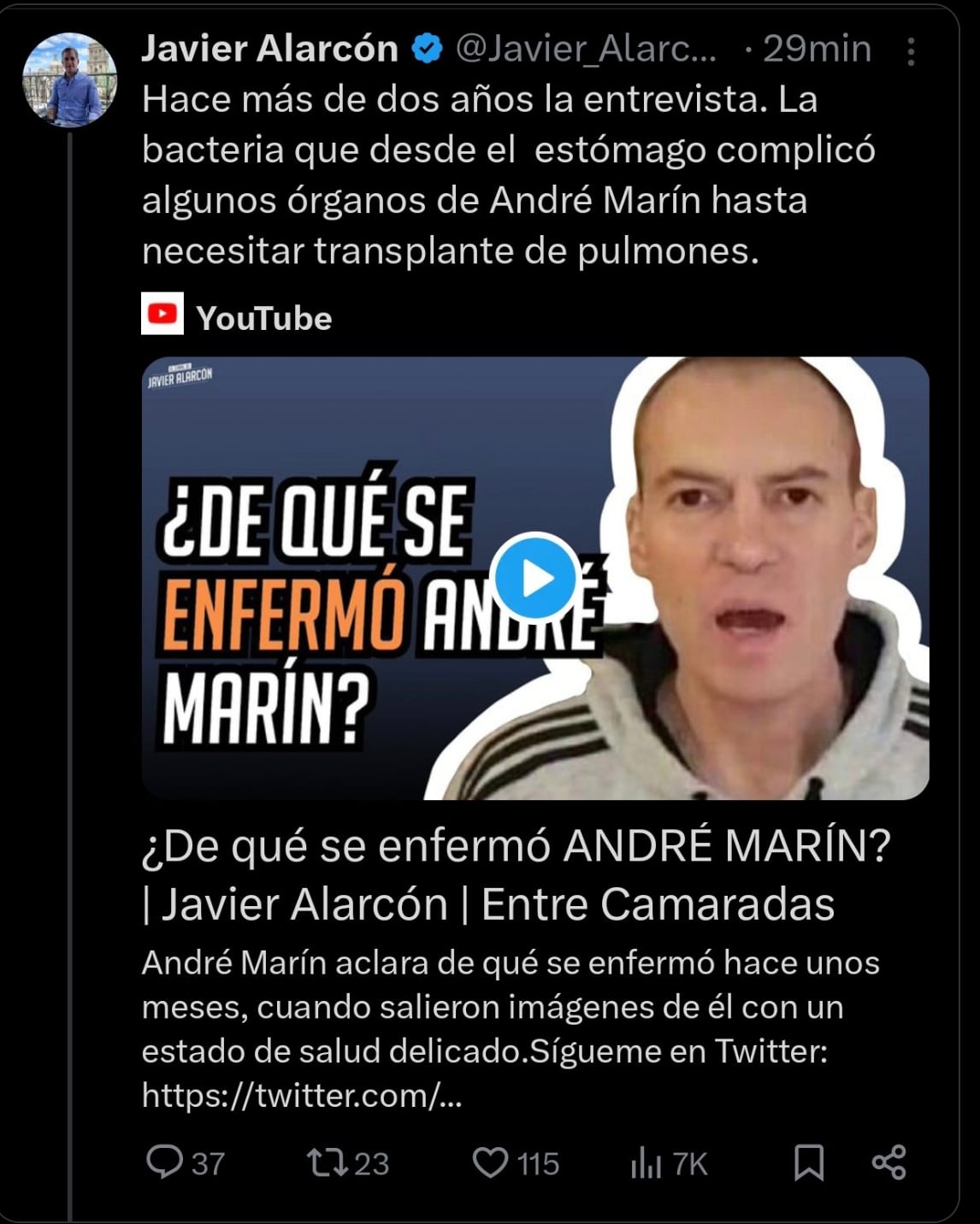 X de Javier Alarcón