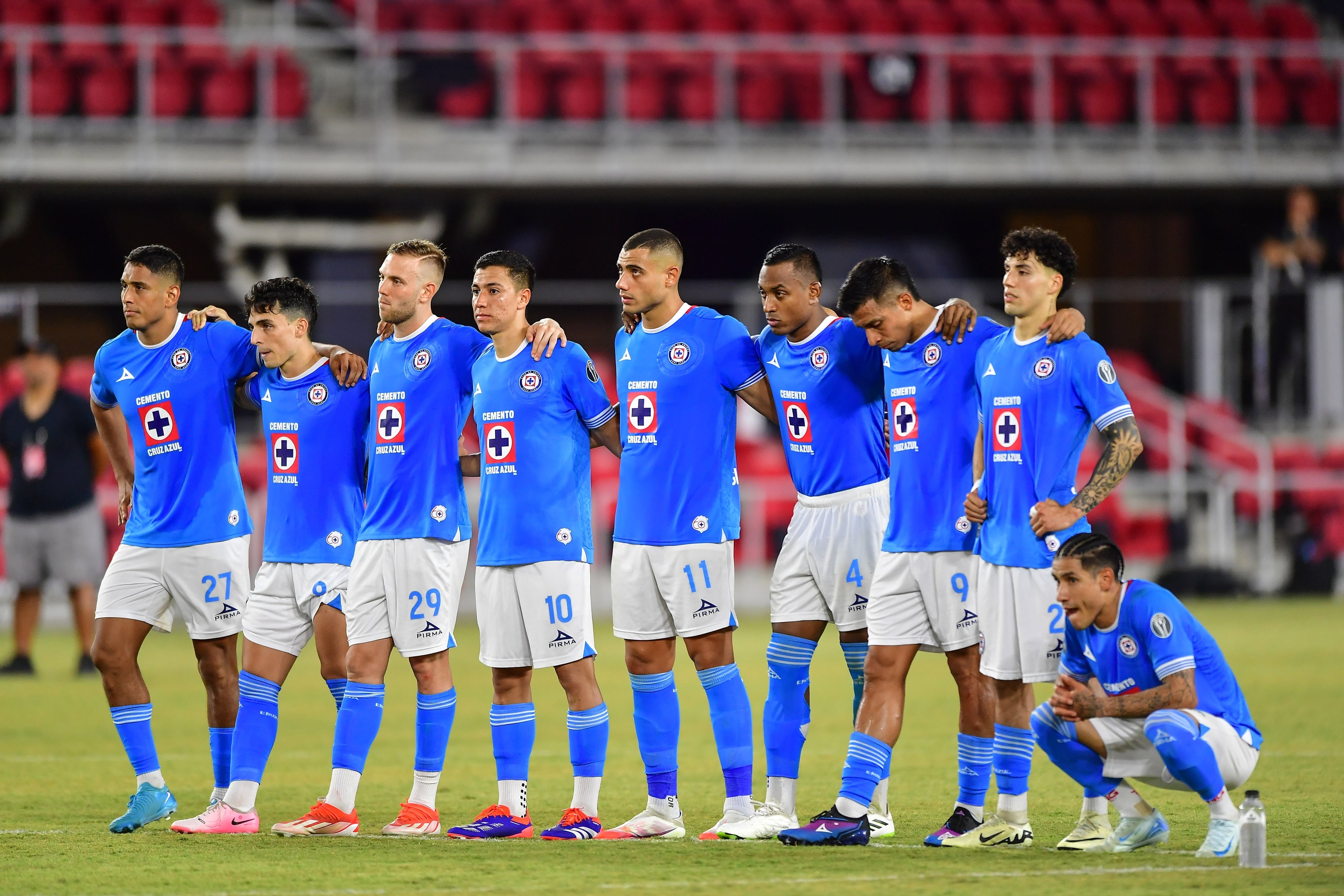 Cruz Azul, eliminado en octavos de final de la Leagues Cup 2024.