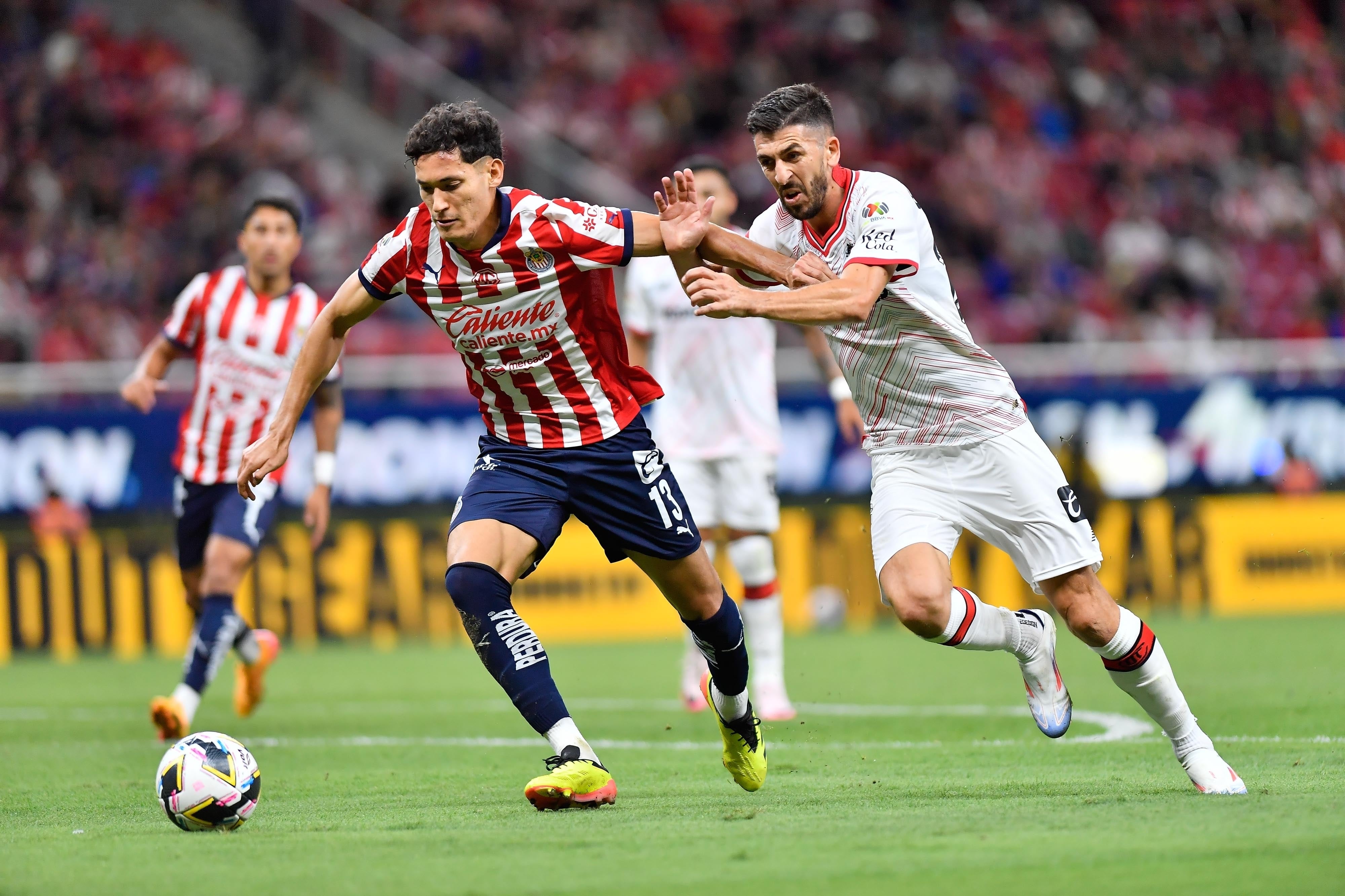 Jesús Orozco Chiquete en el Chivas vs Toluca.