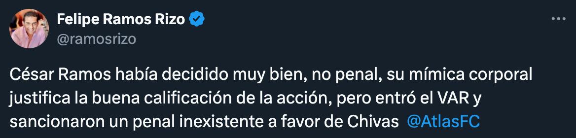 Leyenda del arbitraje afirma que se inventaron penal para Chivas en el Play In
