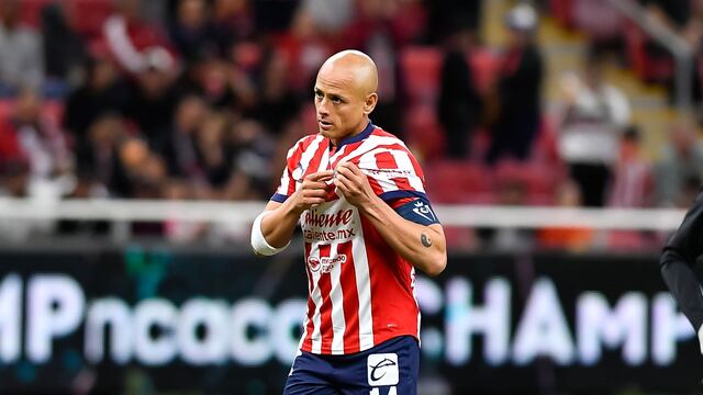 Chicharito en el Chivas vs Cibao de Concachampions.