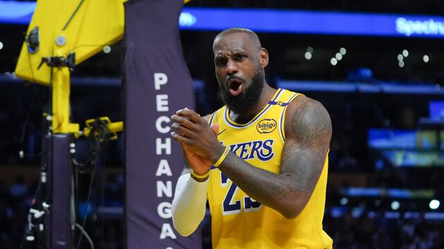 LeBron James, jugador de Los Ángeles Lakers.