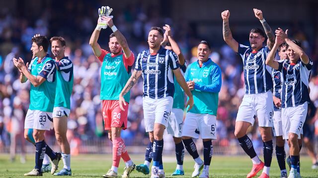 Jugadores de Rayados de Monterrey.