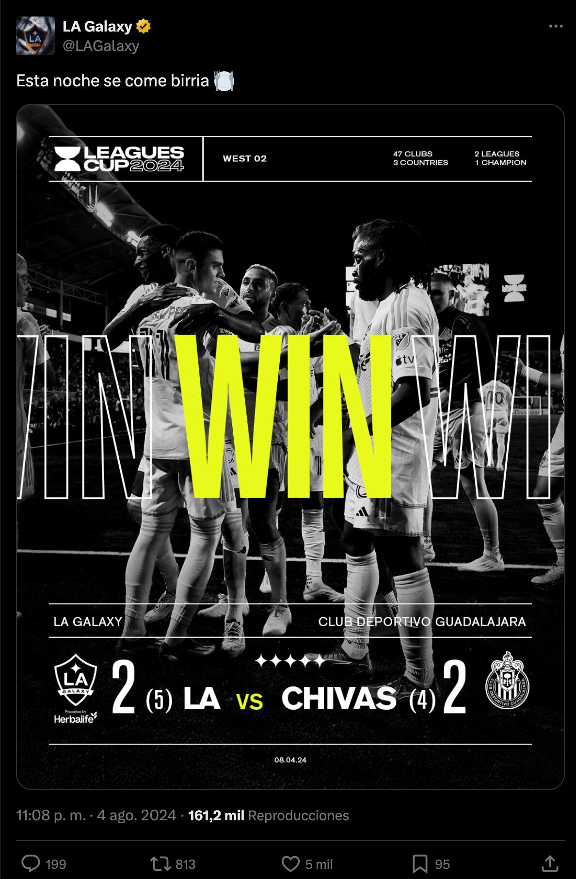 La tremenda burla del LA Galaxy a Chivas