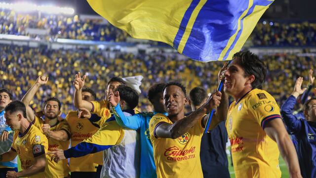 América se apropia de la canción de Cruz Azul al finalizar el partido.