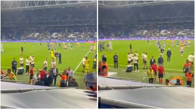 Fan le lanza una botella a árbitro en un partido de LaLiga