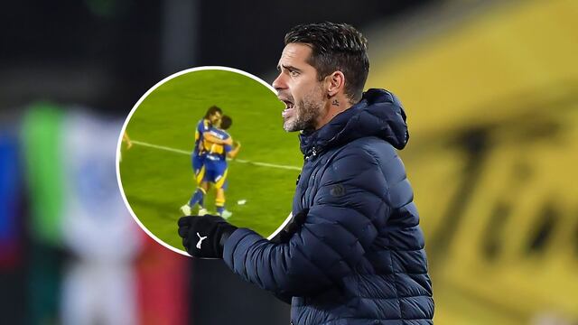 Desastre de Fernando Gago en Boca Juniors; ahora dos de sus jugadores se pelean en pleno partido