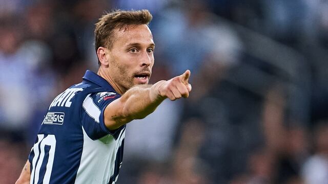 Sergio Canales, jugador de Rayados de Monterrey.