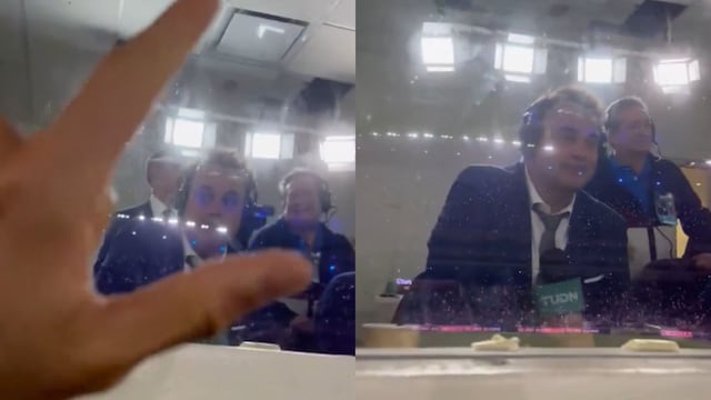 Fan de Rayados de Monterrey se burla de David Faitelson en su cara; así reaccionó