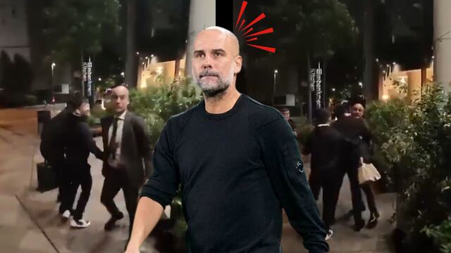 Pep Guardiola enloquece y encara a fan del Liverpool.