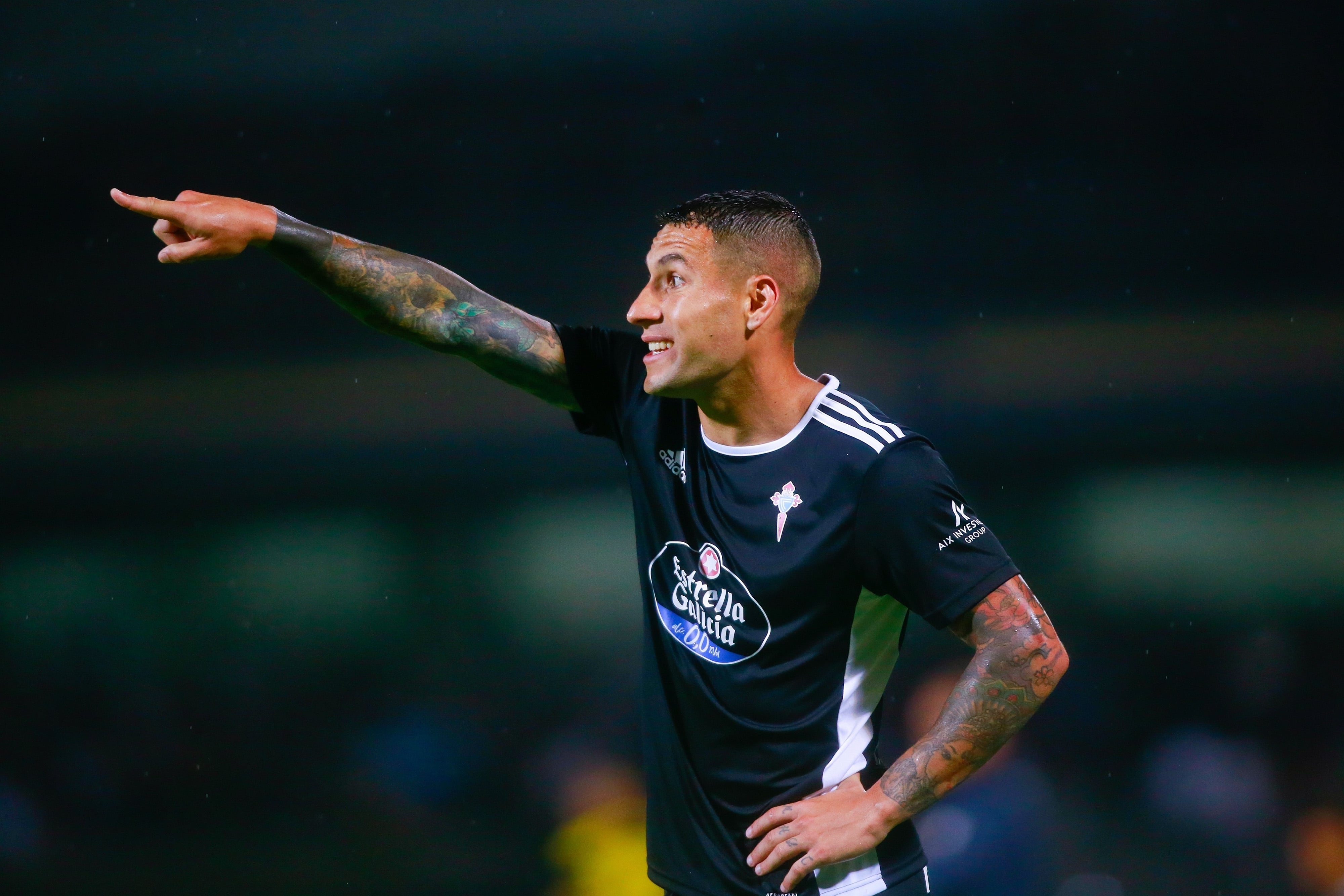 Hugo Mallo con el Celta de Vigo