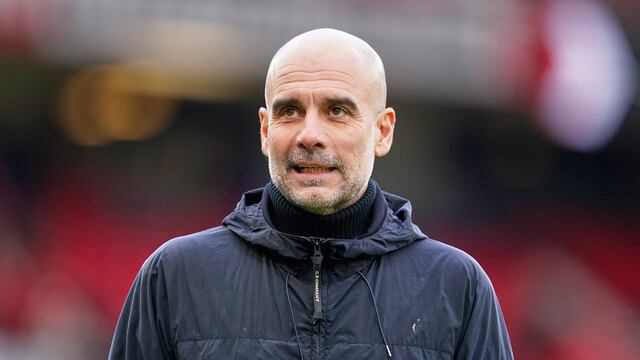 Pep Guardiola, director técnico del Manchester City.