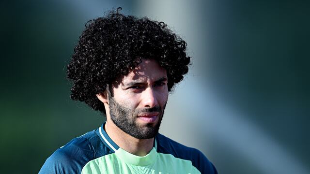 Chino Huerta con la Selección Mexicana.
