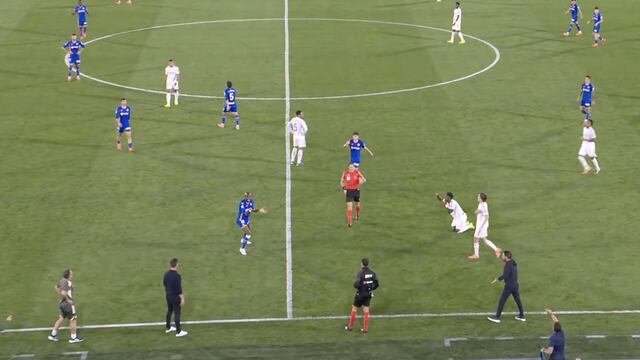 ¿La expulsión más rápida de la historia? Jugador del Getafe duró 37 segundos en la cancha contra el Real Madrid