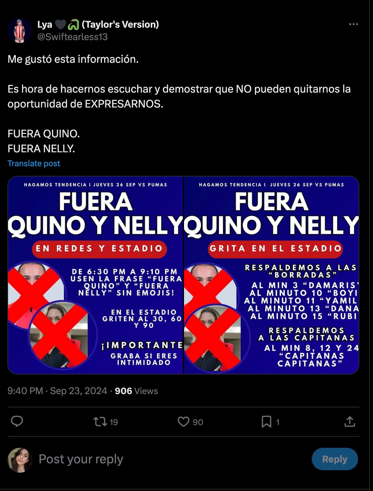 Fans convocan a exigir la salida del entrenador y directiva de Chivas Femenil