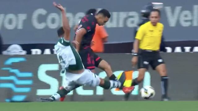 Falta del Club Santos Laguna contra los Xolos de Tijuana