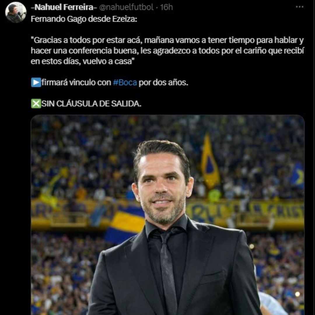 Boca Juniors exhibe a Chivas con un contrato especial para Fernando Gago.