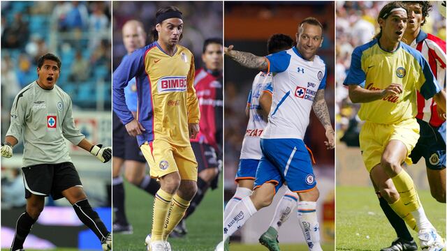 Muchos jugadores han vestido las camisetas de América y Cruz Azul, pero hay algunos que son poco recordados